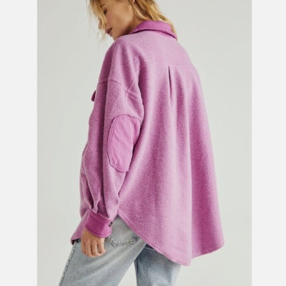 Free People Ruby Jacket | Rare Dramatic Orchid | S - image 2